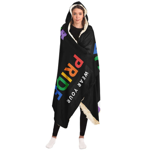 Wear Your Pride Hooded Blanket